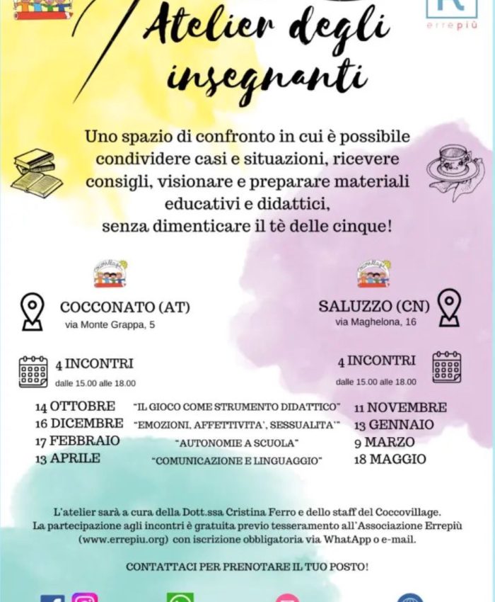 Atelier degli insegnanti